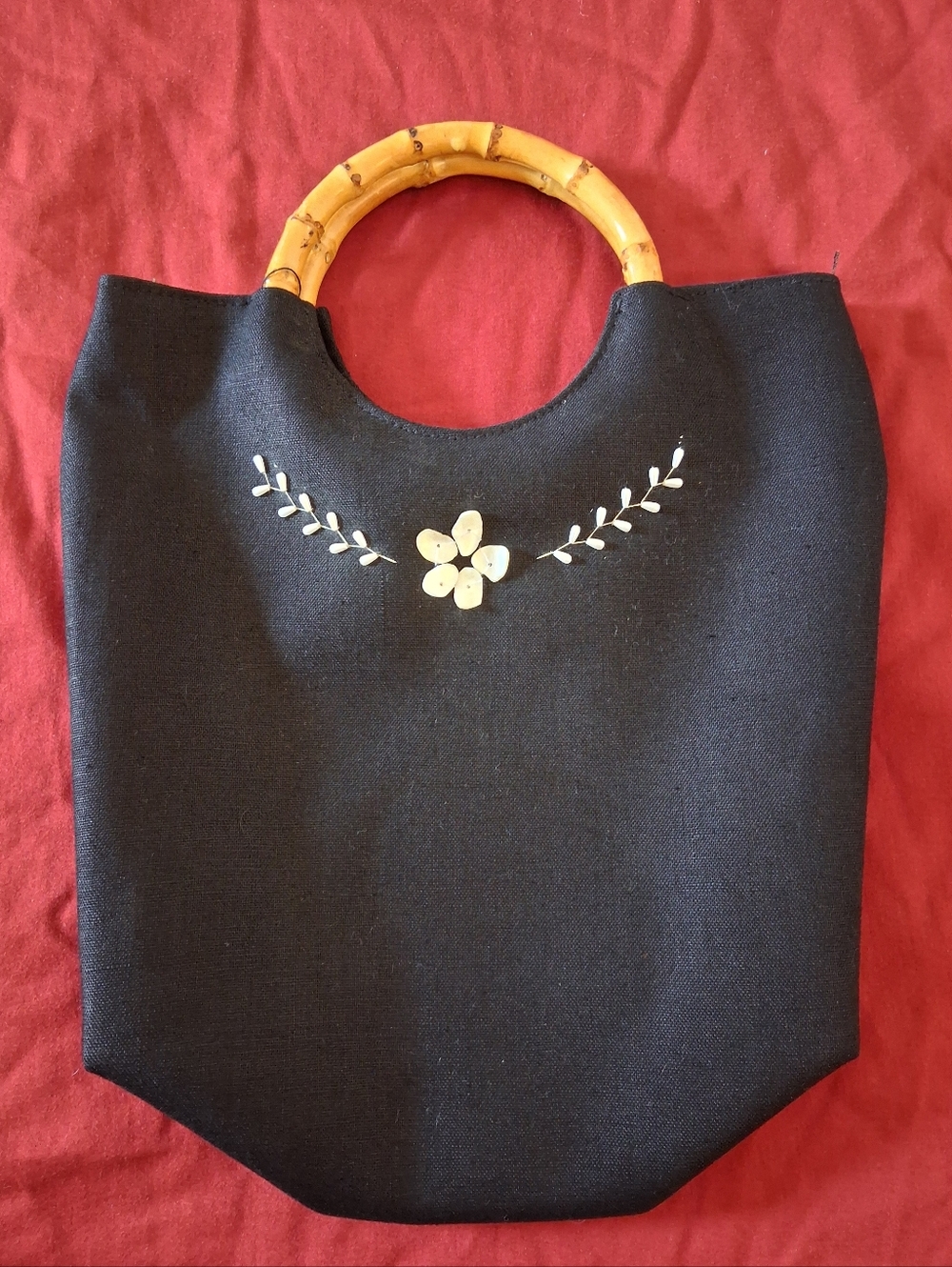Lafayette 148 New York Black Fabric Bag